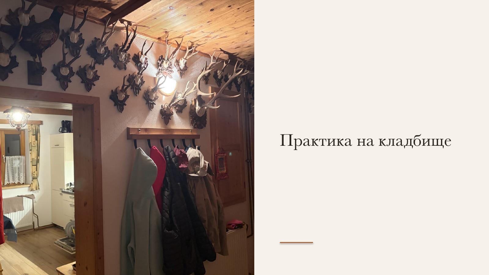 Слайд 3 · Практика на кладбище